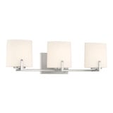 Mirelle 3 Light Bath Vanity 7.5 Inch Tall and 25 Inch Wide by Minka Lavery - 12433