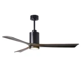 Patricia 3 3 Blade Ceiling Fan with Light Kit 60 Inch Wide by Matthews Fans - PA3-60