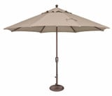 11 Foot Aluminum Crank Lift Octagon Market Umbrella by Simply Shade - SSUM92