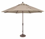 11 Foot Aluminum Crank Lift Octagon Market Umbrella by Simply Shade - SSUM92