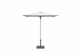 6.5 Foot Anodized Aluminum Manual Lift Square Market Umbrella by Shademaker - LIB-20S