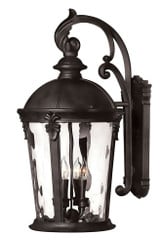 Windsor 4 Light Outdoor Candle Style Wall Lantern by Hinkley - 1899