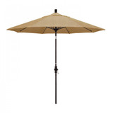 9 Foot Fiberglass Crank Lift Round Market Umbrella by CA Umbrella - GSCUF908