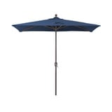 3.5 x 7 Foot Aluminum Crank Lift Rectangle Market Umbrella by Galtech - 772