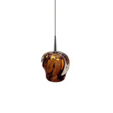 Aurora 7W 1 LED Pendant 4.5 Inch Tall and 4.5 Inch Wide by Bruck - MLED/30K-AU