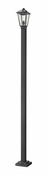 Talbot 1 Light Outdoor Post Mount Lantern 9.75 x 110 Inches by Z-Lite - 579PHMS-536P