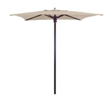 6 Foot Aluminum Manual Lift Square Market Umbrella by Galtech - 762
