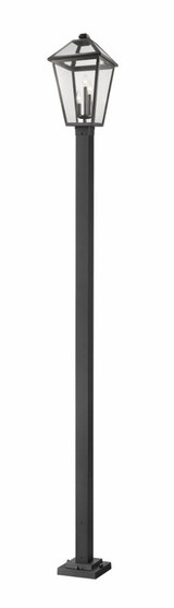 Talbot 3 Light Outdoor Post Mount Lantern 12.25 x 117.75 Inches by Z-Lite - 579PHXLS-536P