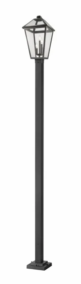 Talbot 3 Light Outdoor Post Mount Lantern 12.25 x 117.75 Inches by Z-Lite - 579PHXLS-536P