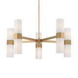 Delgada 10 Light Chandelier 15.25 Inch Tall X 36 Inch Wide by Minka Lavery - 12129