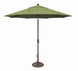 Lanai 9 Foot Aluminum Crank Lift Octagon Market Umbrella by Simply Shade - SSUM81L