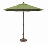 Lanai 9 Foot Aluminum Crank Lift Octagon Market Umbrella by Simply Shade - SSUM81L
