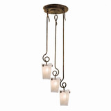 Tribecca 3 Light Large Foyer Pendant by Kalco - 4302
