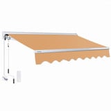 Luxury Series 9.8 Foot Tempered Glass Mounted Awning by Advaning - LUXURY