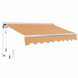 Luxury Series 9.8 Foot Retractable Patio Shade Awning by Advaning - LUXURY