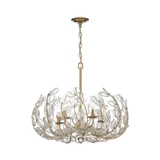 Bridget 5 Light Chandelier 20 Inch Tall and 23.5 Inch Wide by Crystorama - BGT-336