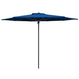 9 Foot Commercial Manual Lift Octagon Market Umbrella by Galtech - 732
