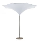 Plant 10 Foot Center Post Round Market Umbrella with Lights by FIM - Plant/01