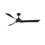 Wrap Custom 3 Blade Ceiling Fan with Light Kit 64 Inch Wide by Fanimation - FPD8531-64