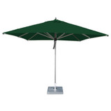 10 Foot Aluminum Pulley Lift Square Market Umbrella by Bambrella - 3-0mS-H