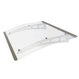 PA Series 3.92 Foot Polycarbonate Door Awning with Frame by Advaning - PA - SERIES