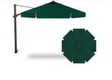 11.5 Foot Aluminum Manual Octagon Cantilever Umbrella by Treasure Garden - AG25TR