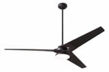 Torsion 62 Inch 3 Blade Downrod Fan with Light by Modern Fan Co 272 - TOR-62-272