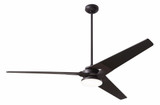 Torsion 62 Inch 3 Blade Downrod Fan with Light by Modern Fan Co 272 - TOR-62-272