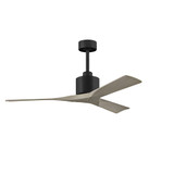 Nan 3 Blade Ceiling Fan 12 Inch Tall and 52 Inch Wide by Matthews Fans - NK-52