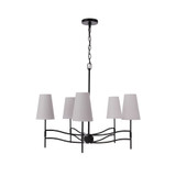 Astor 5 Light Chandelier 14 Inch Tall and 29 Inch Wide by Craftmade - 61925