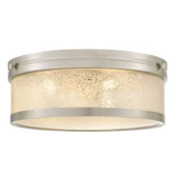 Micah 15W 3 LED Flush Mount 6 Inch Tall and 16 Inch Wide by Quoizel - MICA1616