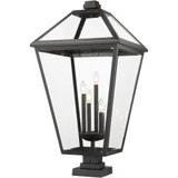 Talbot 4 Light Outdoor Pier Mount 36.75 x 19.5 Inches by Z-Lite - 579PHXLXS-SQPM
