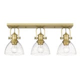 Hines 1 Light 25.13 Inch Wide Semi Flush Mount by Golden - 3118-3SF