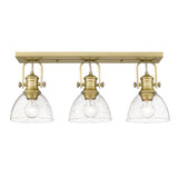 Hines 1 Light 25.13 Inch Wide Semi Flush Mount by Golden - 3118-3SF