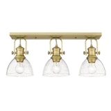 Hines 3 Light 25.13 Inch Wide Semi Flush Mount by Golden - 3118-3SF