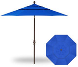 Starlux 9 Foot Crank Lift Octagon Market Umbrella by Treasure Garden - UM800LX