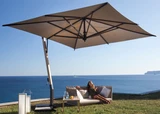 10 Foot Aluminum Easy Lift Square Cantilever Umbrella by FIM - P24