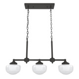 Saddle Creek 3 Light Large Linear Chandelier by Hunter SCLCH3 - SCLCH3