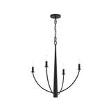 Jheni 4 Light Medium Chandelier 26 Inch Tall and 24 Inch Wide by Progress - P400458