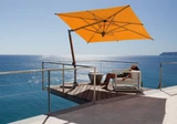 9.5 Foot Aluminum Easy Lift Square Cantilever Umbrella by FIM - C09