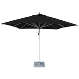 11.5 Foot Aluminum Pulley Lift Square Market Umbrella by Bambrella - 3-4mS-H