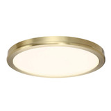 Geos 12.5W 1 LED 10.25 Inch Wide Flush Mount by dweLED - FM-4610