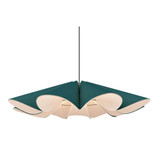 Delfina Acoustic 1 Light Pendant 10.25 Inch Tall X 39.4 Inch Wide by Bruck - WEPDEL/100