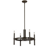 Encore 4 Light Chandelier 13 Inch Tall and 20 Inch Wide by Artcraft - AC10665