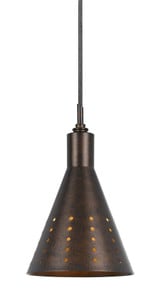 Vurais Drive 1 Light Mini Cone Pendant - 1-BEL-428154