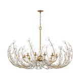 Bridget 12 Light Chandelier 27.5 Inch Tall and 42 Inch Wide by Crystorama - BGT-339