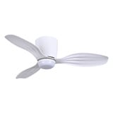 Ventiara 3 Blade Flush CeilingFan with Light Kit 36 Inch Wide by Minka Aire - F693L