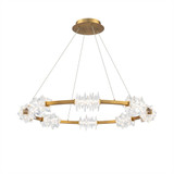 Bergy 5.3W 8 LED Pendant 4.88 Inch Tall and 36 Inch Wide by Schonbek Beyond - BPD21536