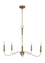 Hanover 5 Light Large Chandelier by Visual Comfort Studio - CC1315