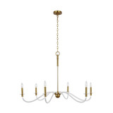 Hanover 6 Light Oversized Chandelier by Visual Comfort Studio - CC1326